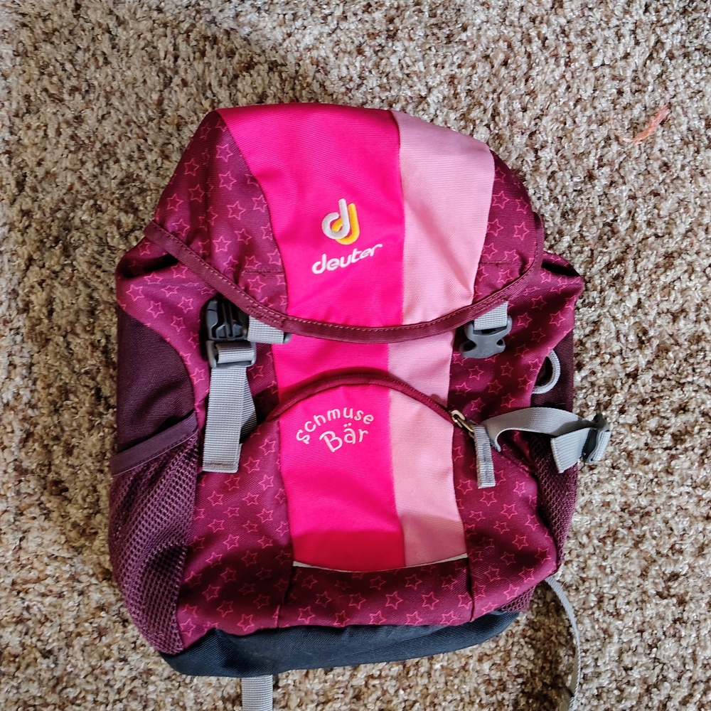 Deuter Kids Backpack - Pink and Burgundy